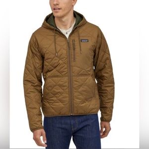 Tan Patagonia Men's Diamond Quilted Bomber Jacket